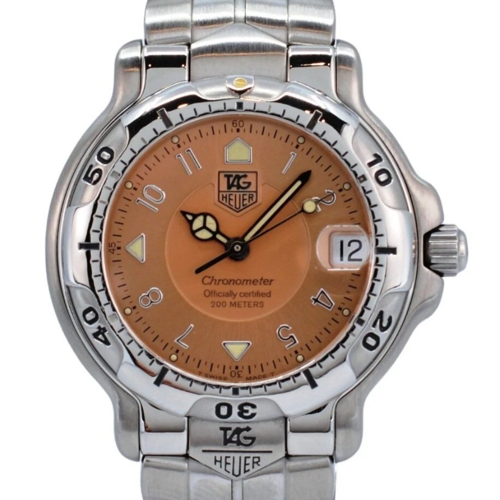 Midsize 35mm Tag Heuer 6000 Series Automatic Copper Chronometer Watch Wh5216K1